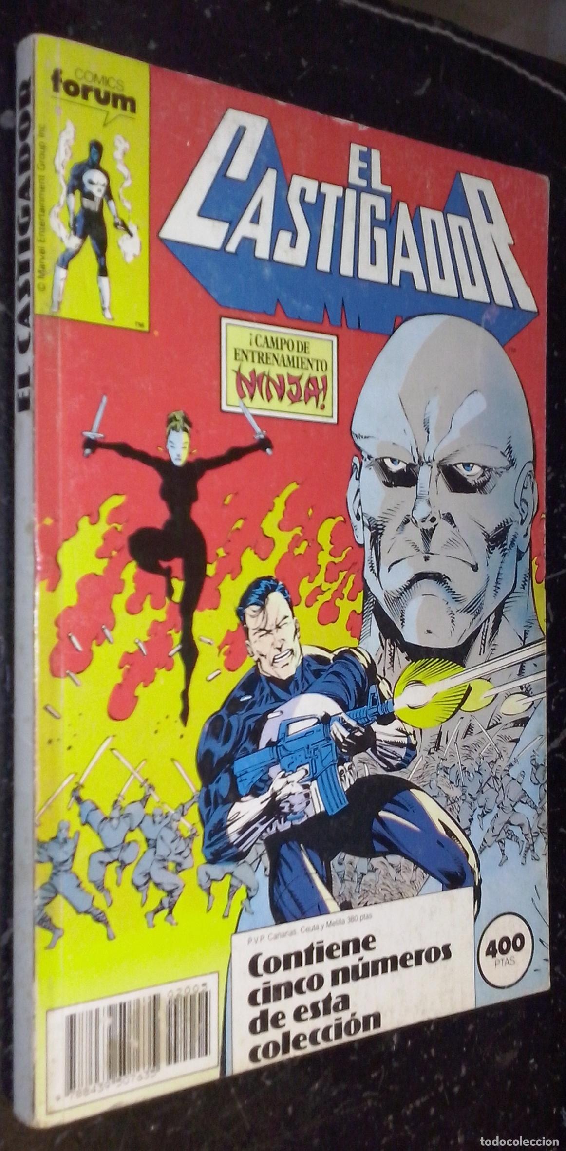 Livros em segunda m&atilde;o: El Castigador. Contiene los n&uacute;meros 21 al 25 - C&Oacute;MICS: