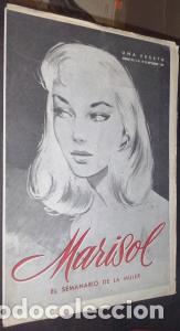 Libri di seconda mano: Marisol. El semanario de la mujer. Semana del 13 al 19 de septiembre de 1954 - REVISTA: