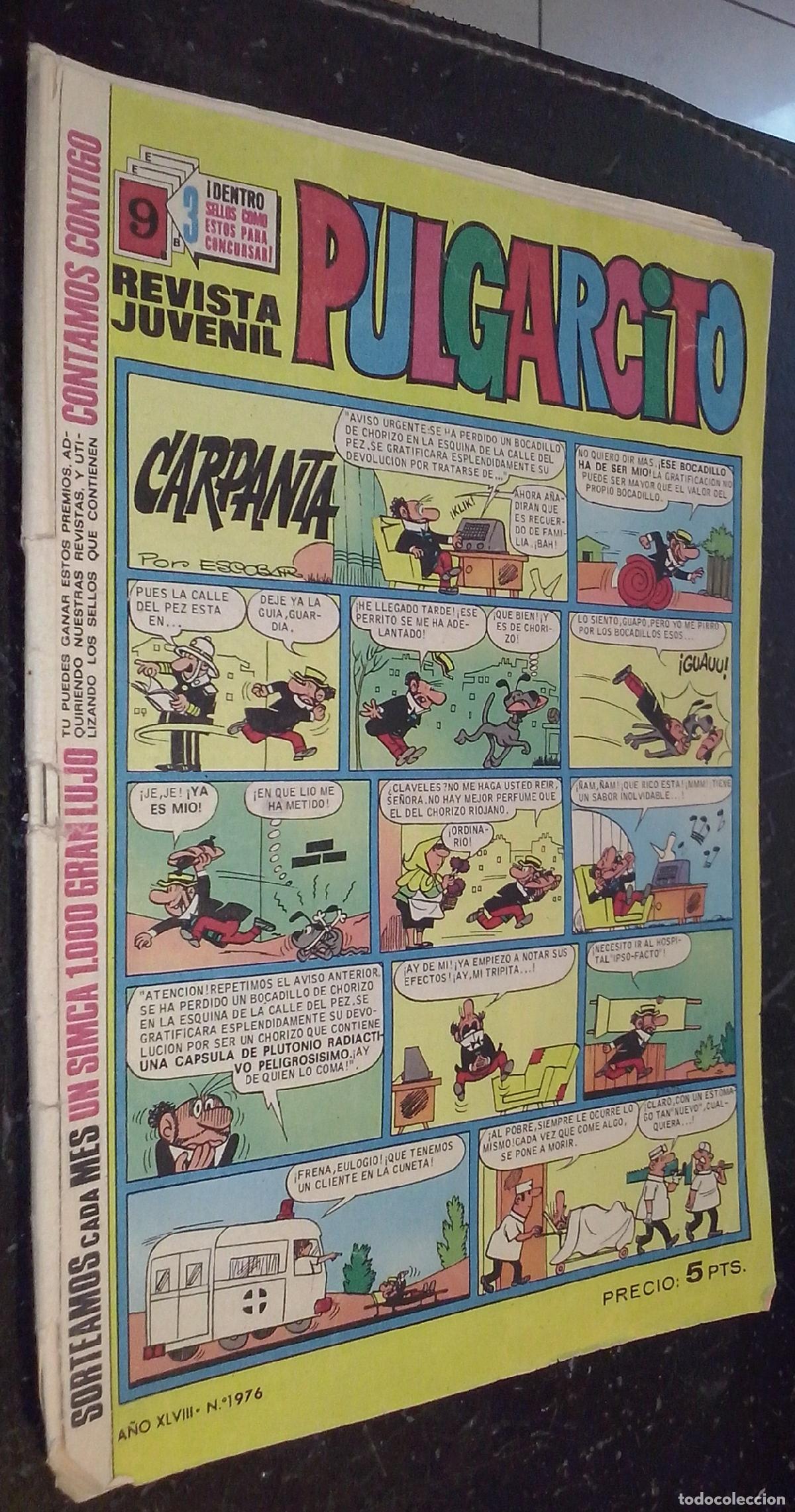 B&uuml;cher: Pulgarcito. Revista semanal ilustrada. A&ntilde;o XLVIII. N&ordm; 1976 - C&Oacute;MICS: