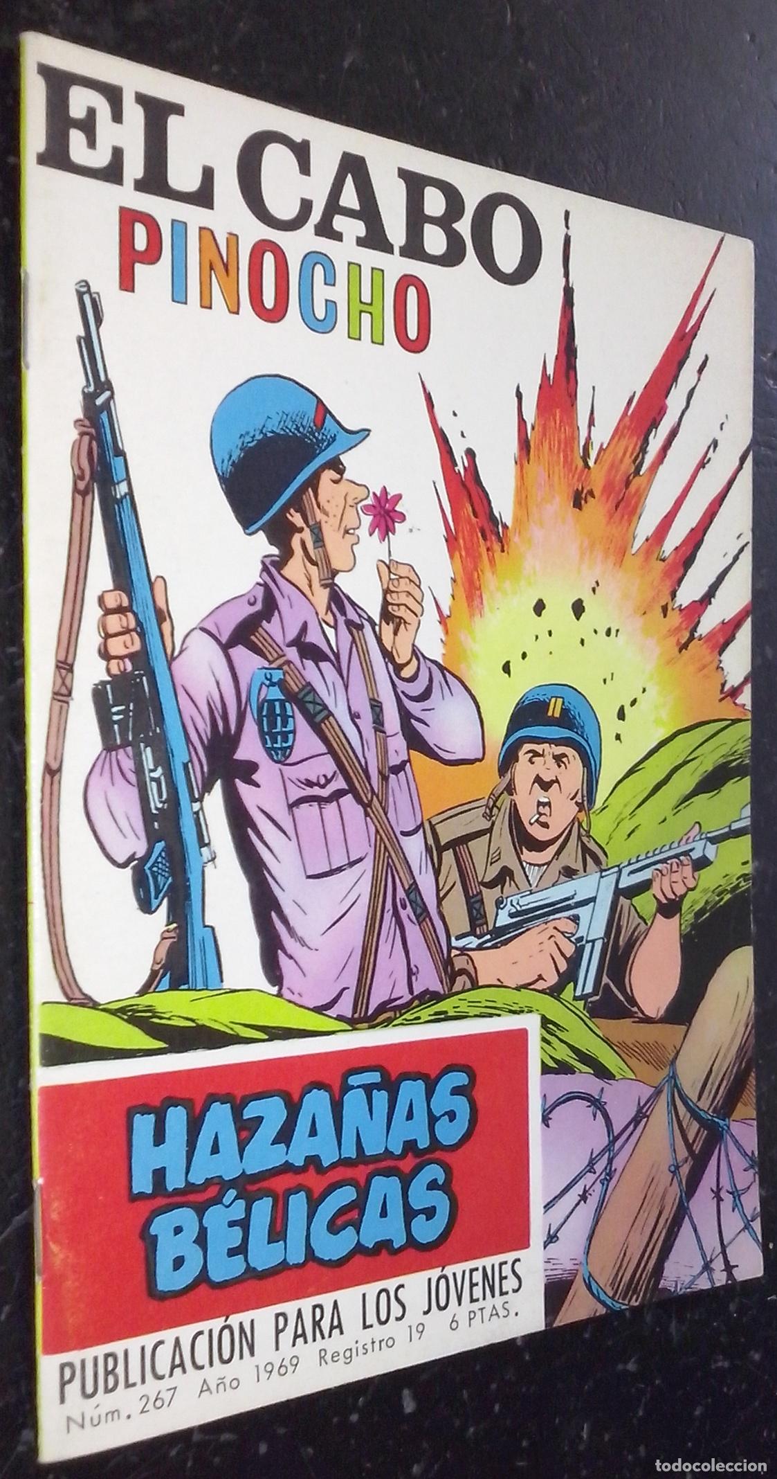 Libros: El cabo Pinocho. Haza&ntilde;as B&eacute;licas. N&ordm; 267. A&ntilde;o 1969 - SOTILLOS, Eugenio y DOYER, Alan: