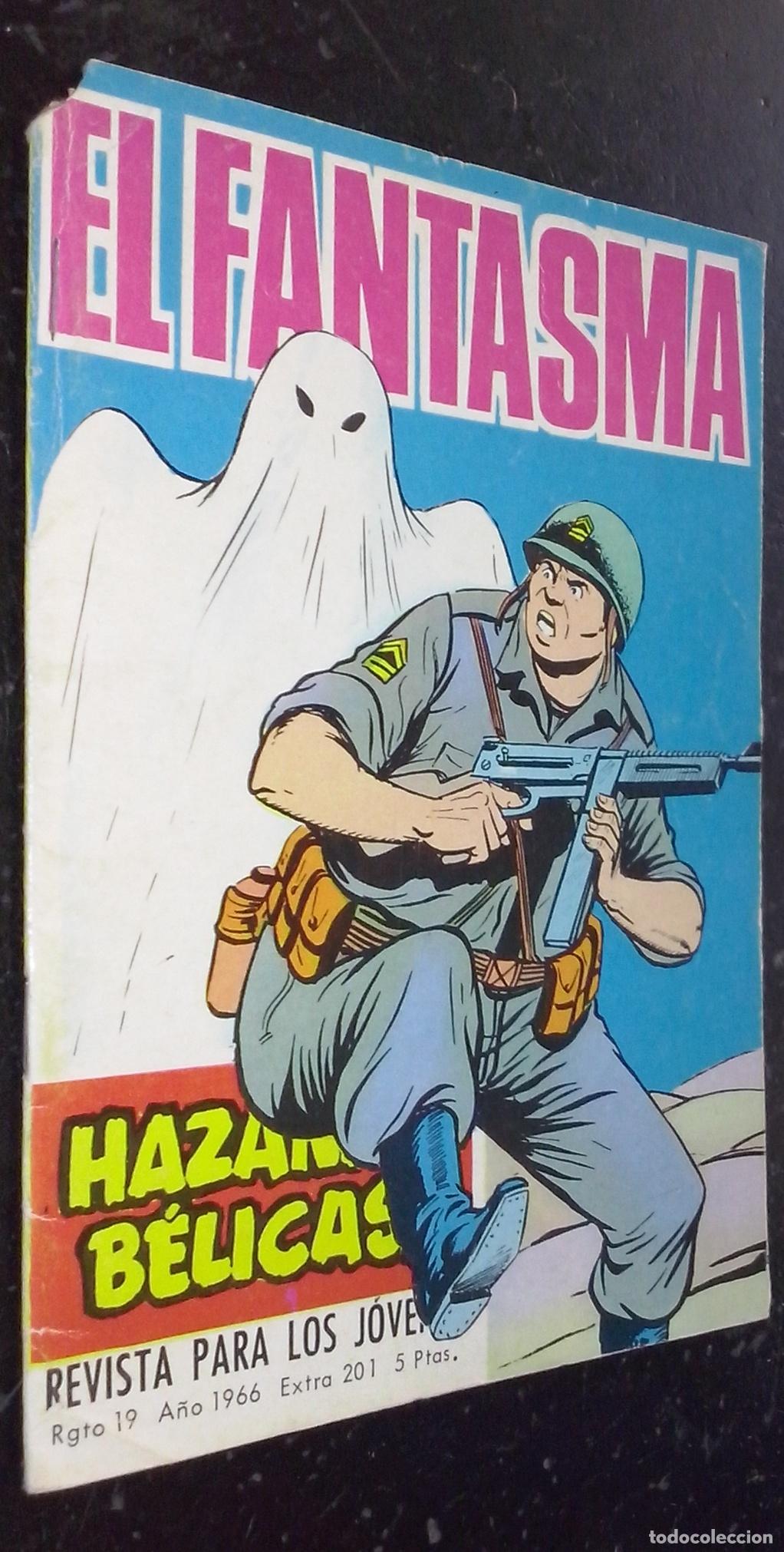 Libri di seconda mano: El fantasma. Haza&ntilde;as B&eacute;licas. Extra N&ordm; 201. A&ntilde;o 1966 - SOTILLOS, Eugenio y DOYER, Alan: