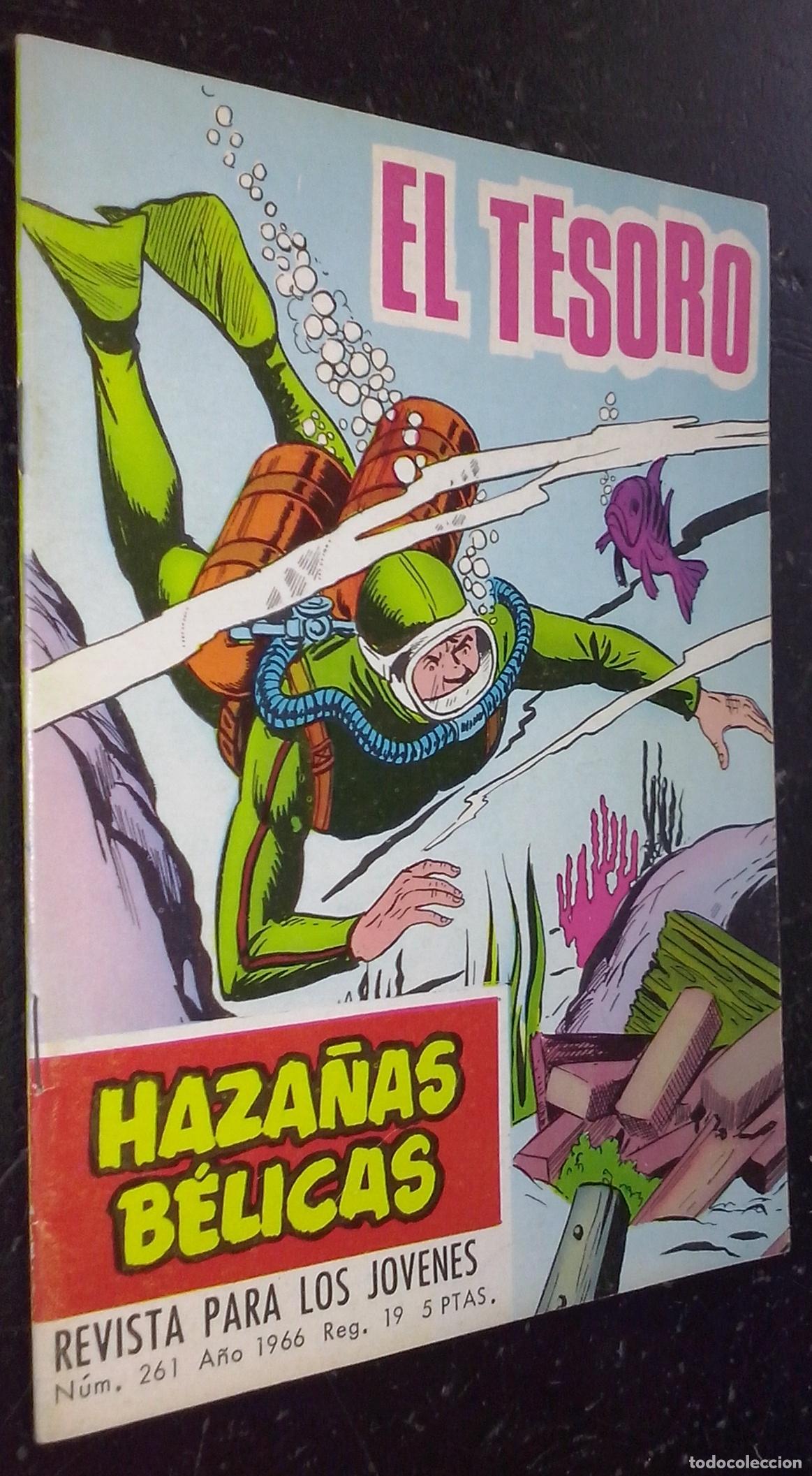Libri di seconda mano: El tesoro. Haza&ntilde;as B&eacute;licas. N&ordm; 261. A&ntilde;o 1966 - SOTILLOS, Eugenio y DOYER, Alan: