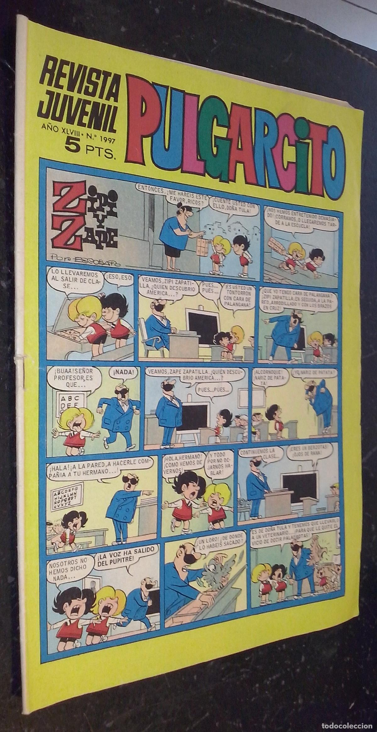 Livros em segunda m&atilde;o: Pulgarcito. Revista semanal ilustrada. A&ntilde;o XLVIII. N&ordm; 1997 - C&Oacute;MICS: