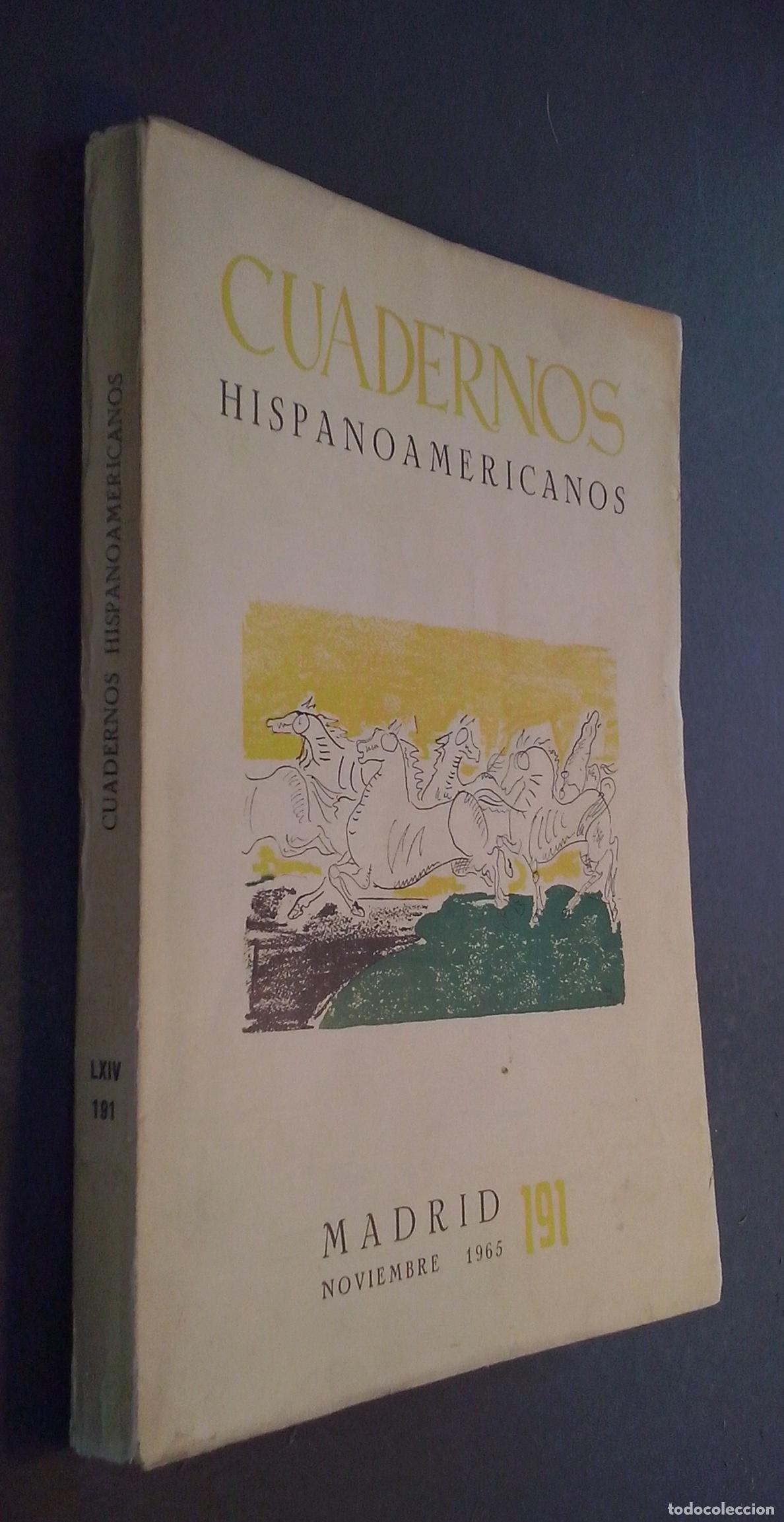 Libri di seconda mano: Cuadernos Hispanoamericanos. Revista mensual de Cultura Hisp&aacute;nica. N&ordm; 191 - REVISTA: