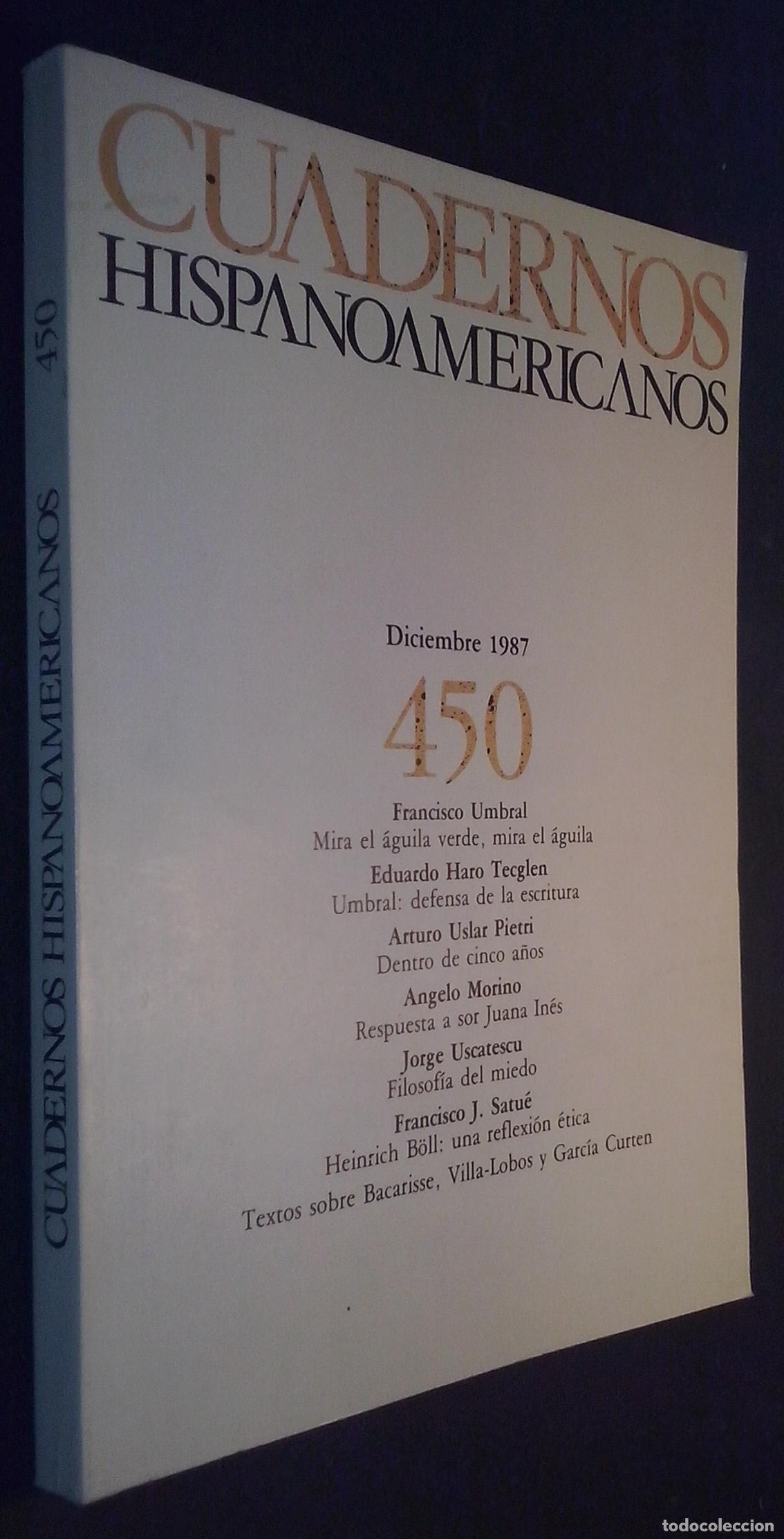 Libri di seconda mano: Cuadernos Hispanoamericanos. Revista mensual de Cultura Hisp&aacute;nica. N&ordm; 450 - REVISTA: