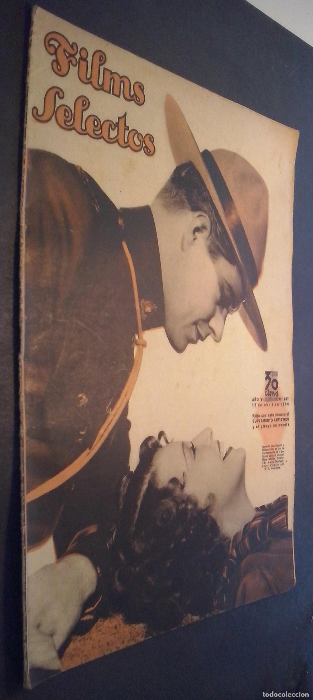 B&uuml;cher: Films selectos. Semanario cinematogr&aacute;fico ilustrado. A&ntilde;o VII. N&ordm; 287 - REVISTA: