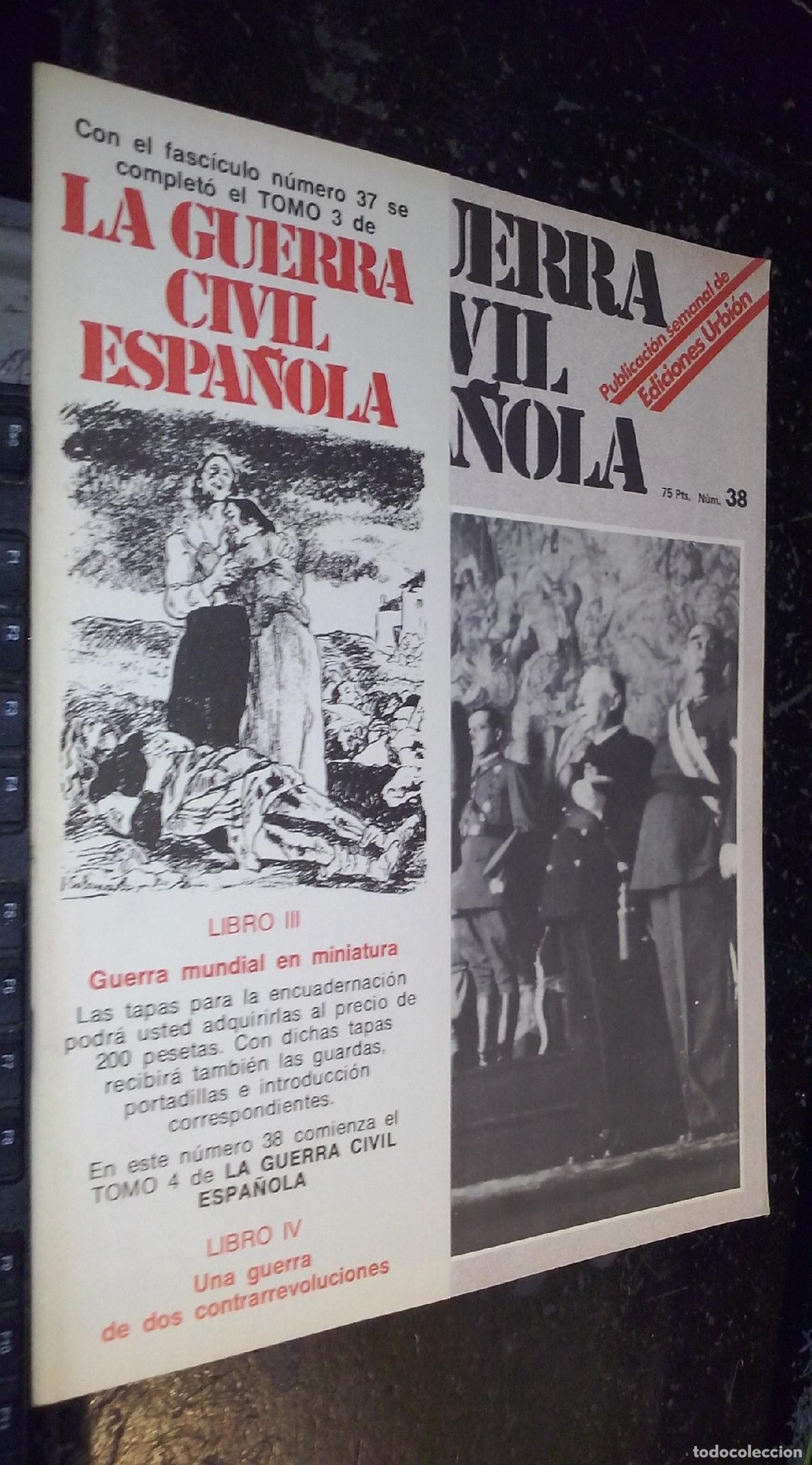 Libri di seconda mano: La guerra civil espa&ntilde;ola. N&ordm; 38 - REVISTA: