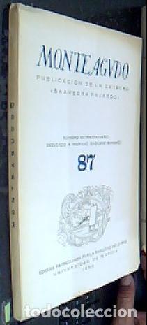 B&uuml;cher: Monteagudo. Publicaci&oacute;n de la C&aacute;tedra Saavedra Fajardo. N&int; 87. N&uacute;mero extraordinario dedicado a Mari