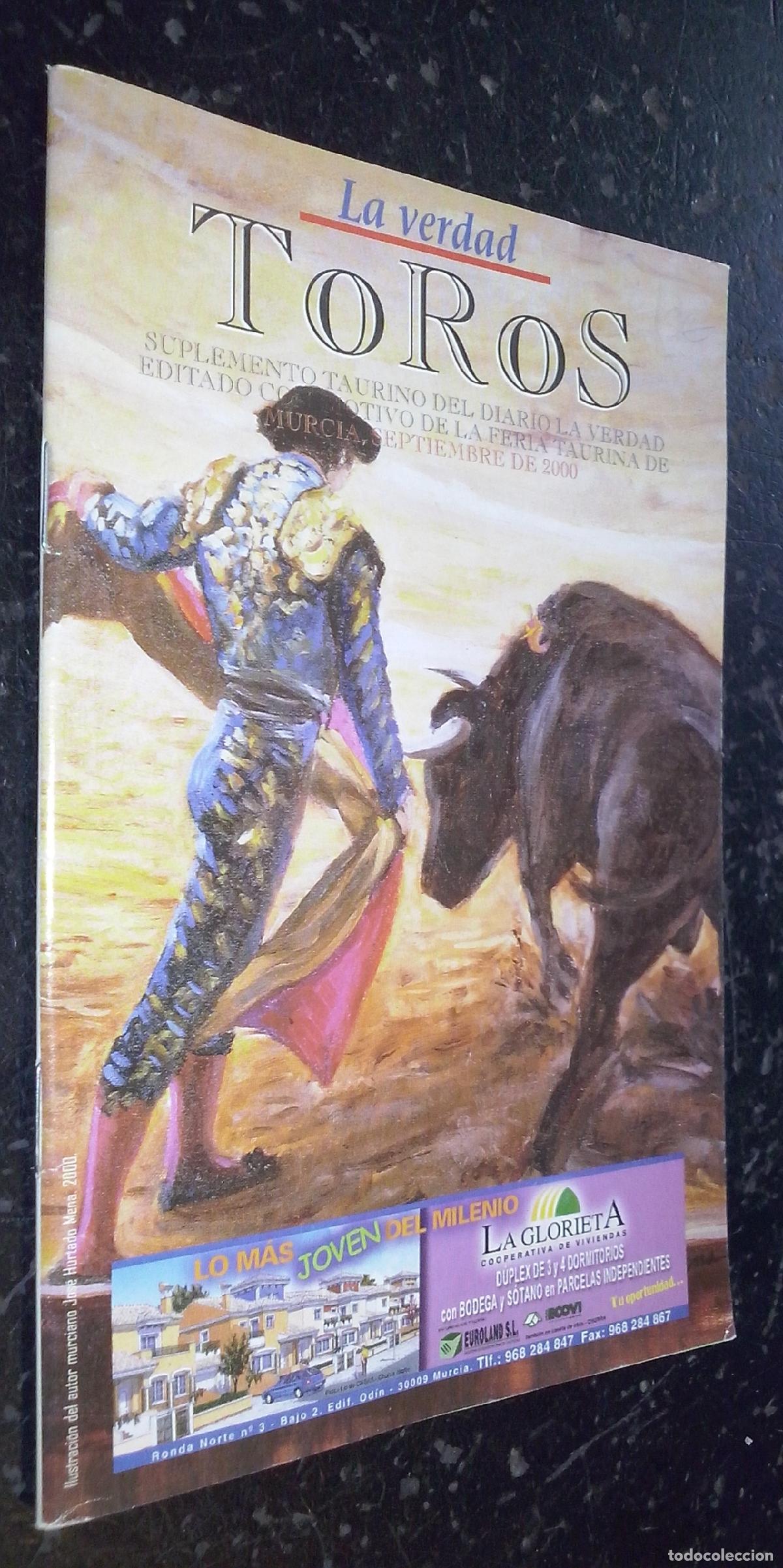 Libri di seconda mano: Toros. Suplemento taurino del Diario La Verdad editado con motivo de la Feria Taurina de Murcia, sep