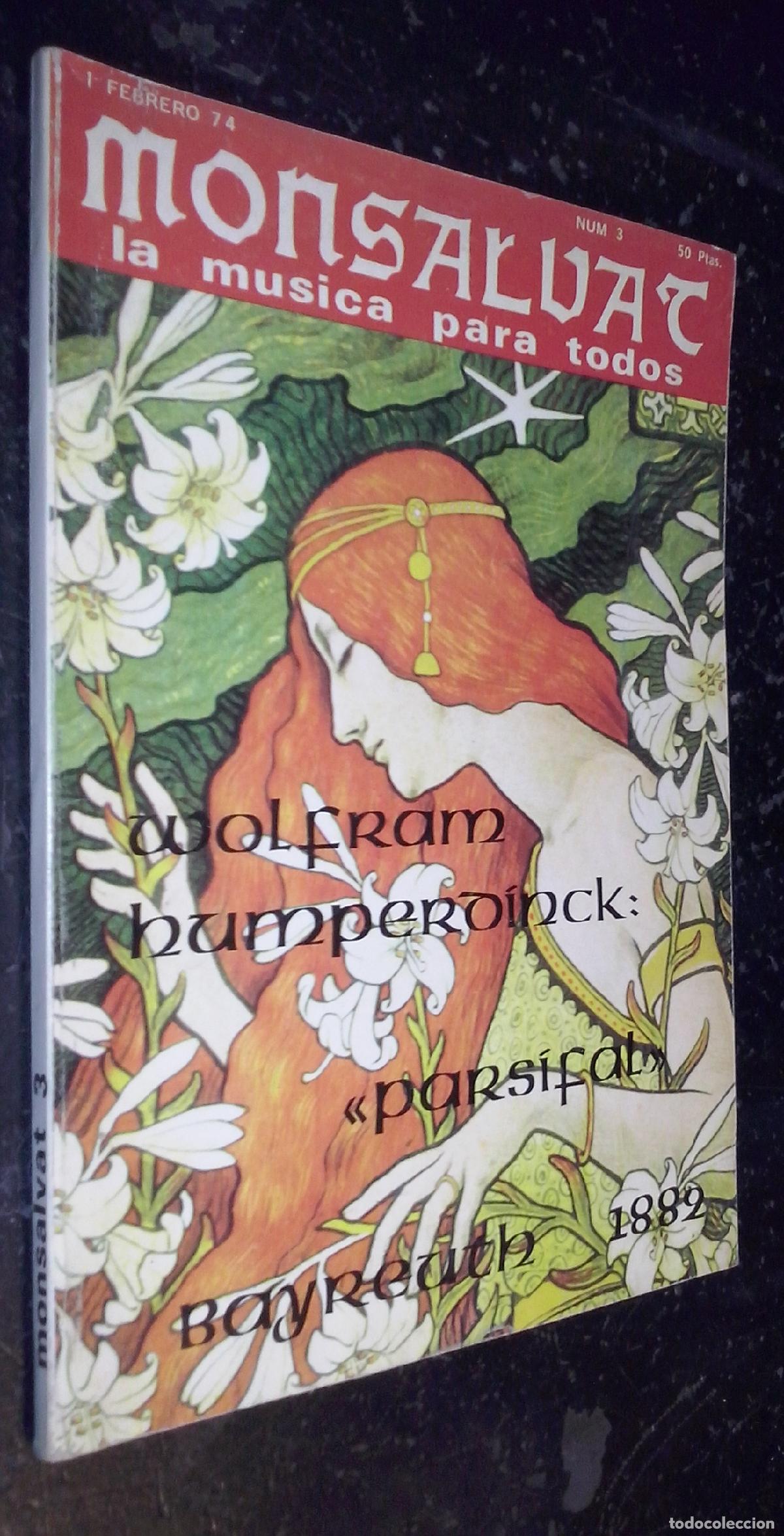 B&uuml;cher: Monsalvat. La m&uacute;sica para todos. N&ordm; 3. Febrero 1974 - REVISTA: