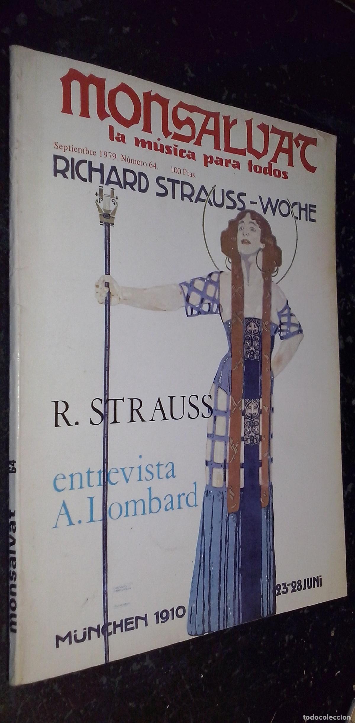 books: Monsalvat. La m&uacute;sica para todos. N&ordm; 64. Septiembre 1979 - REVISTA: