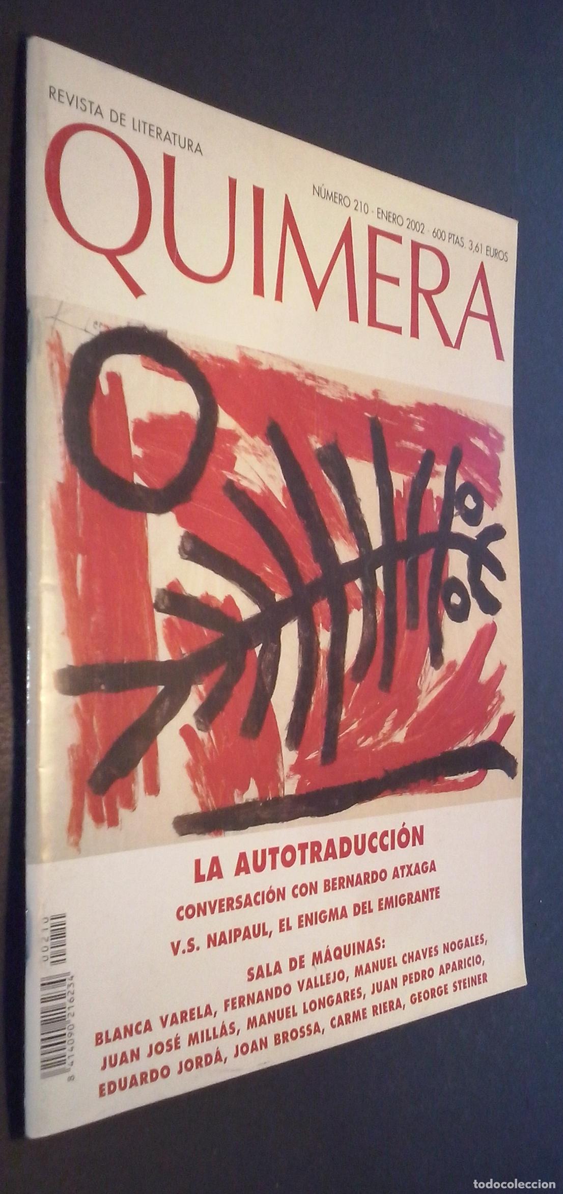 Libros: Quimera. Revista de literatura. N&ordm; 210 - REVISTA: