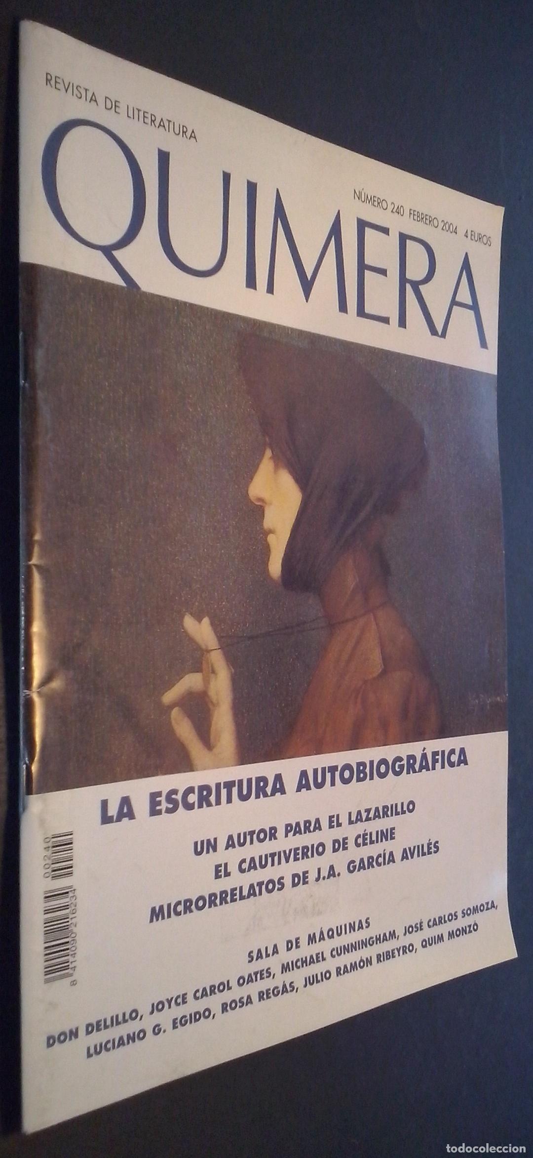 Libros: Quimera. Revista de literatura. N&ordm; 240 - REVISTA: