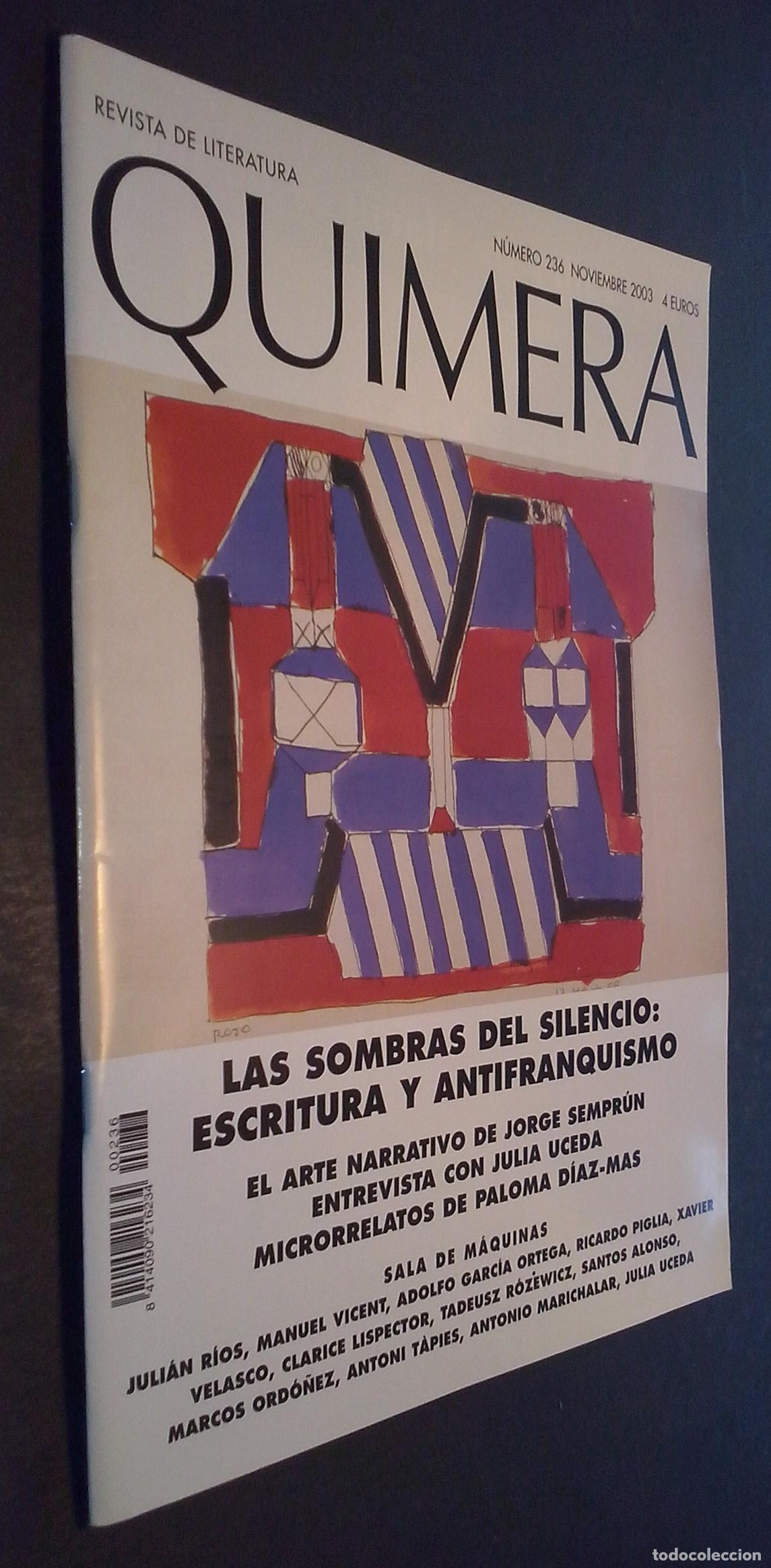 Libros: Quimera. Revista de literatura. N&ordm; 236 - REVISTA:
