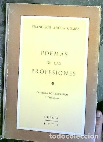Libros: Poemas de las profesiones - AROCA G&Oacute;MEZ, Francisco: - Foto 1