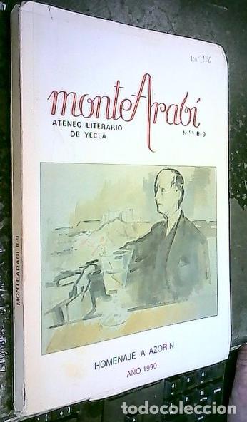 Libros: Montearab&iacute;. Ateneo Literario de Yecla n&ordm;s 8 - 9. Homenaje a Azor&iacute;n - autores varios: