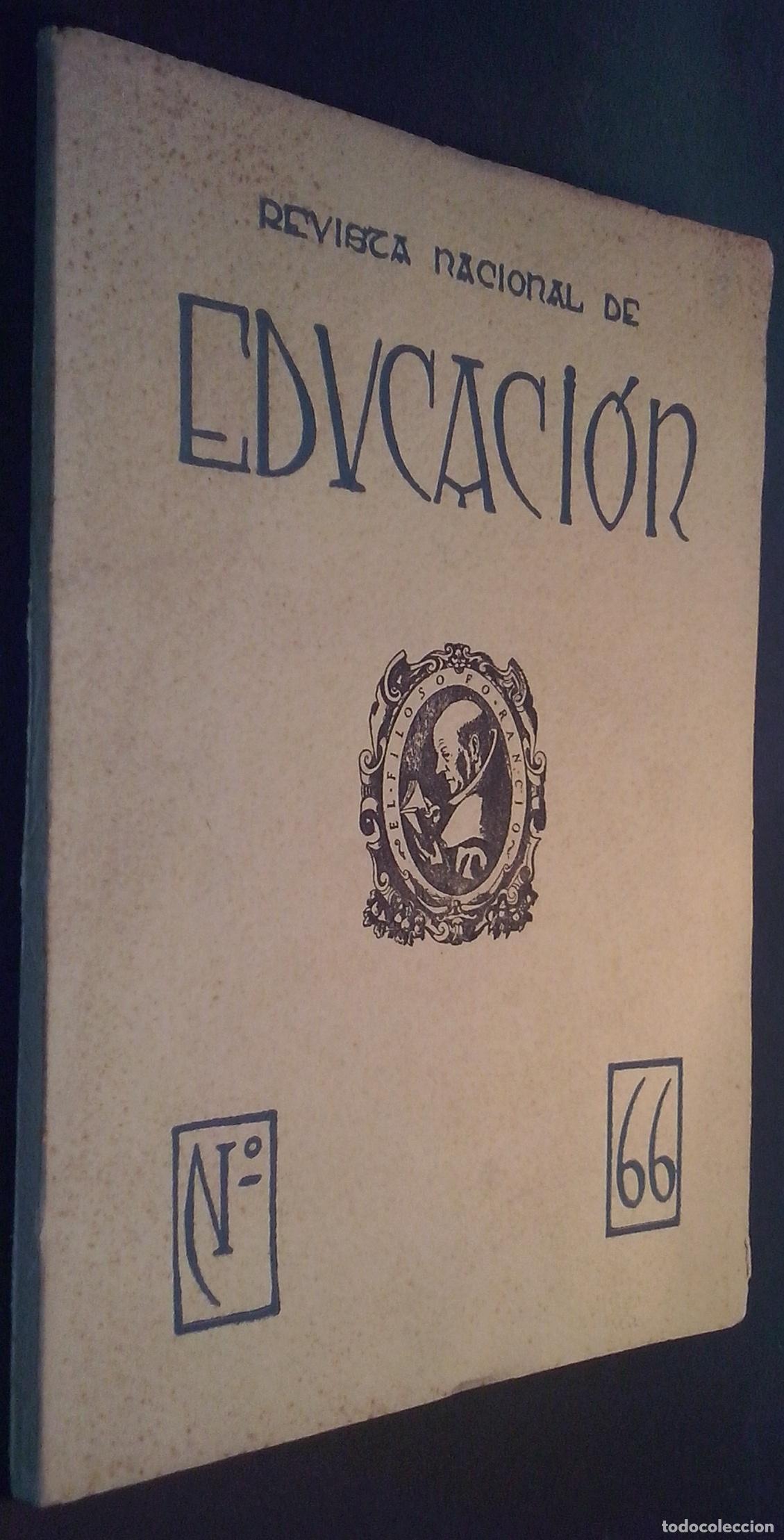 Libri di seconda mano: Revista Nacional de Educaci&oacute;n. A&ntilde;o VI. Segunda &eacute;poca. N&ordm; 66 - REVISTA: