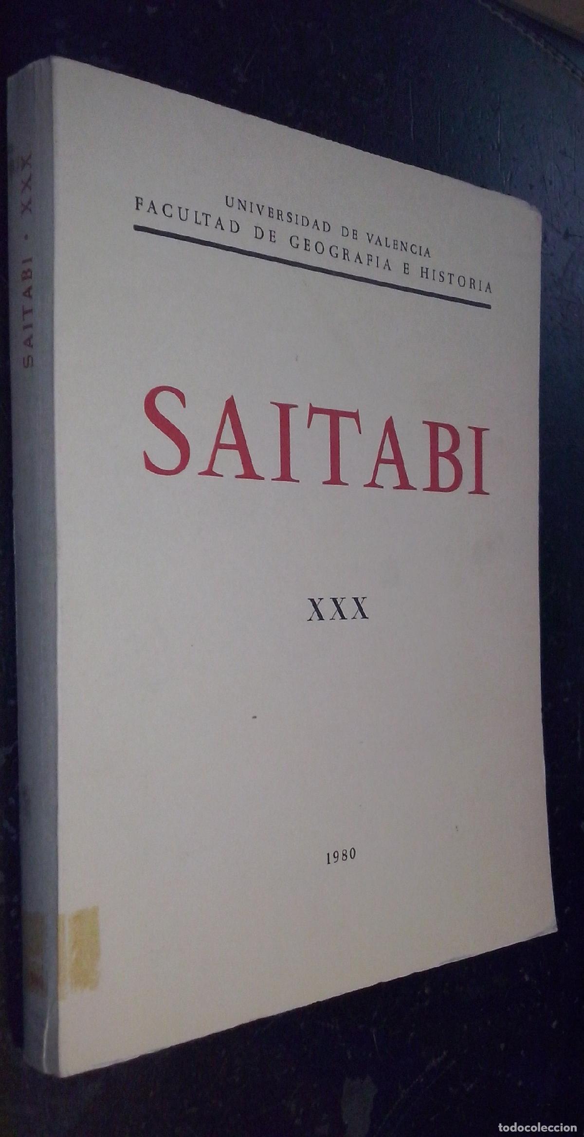 B&uuml;cher: Saitabi. Revista de la Facultad de Geograf&iacute;a i Historia de la Universitat de Valencia. N&ordm; XXX - REVI