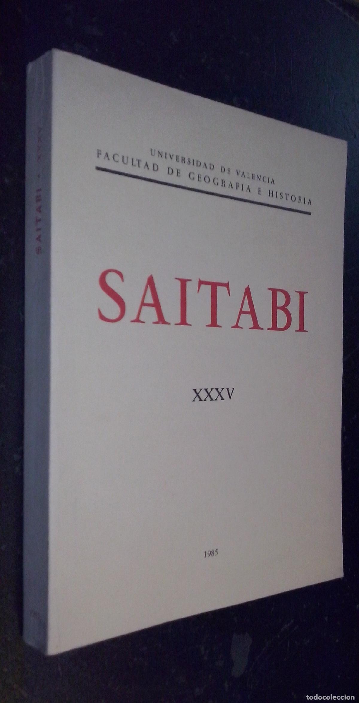 B&uuml;cher: Saitabi. Revista de la Facultad de Geograf&iacute;a i Historia de la Universitat de Valencia. N&ordm; XXXV - REV