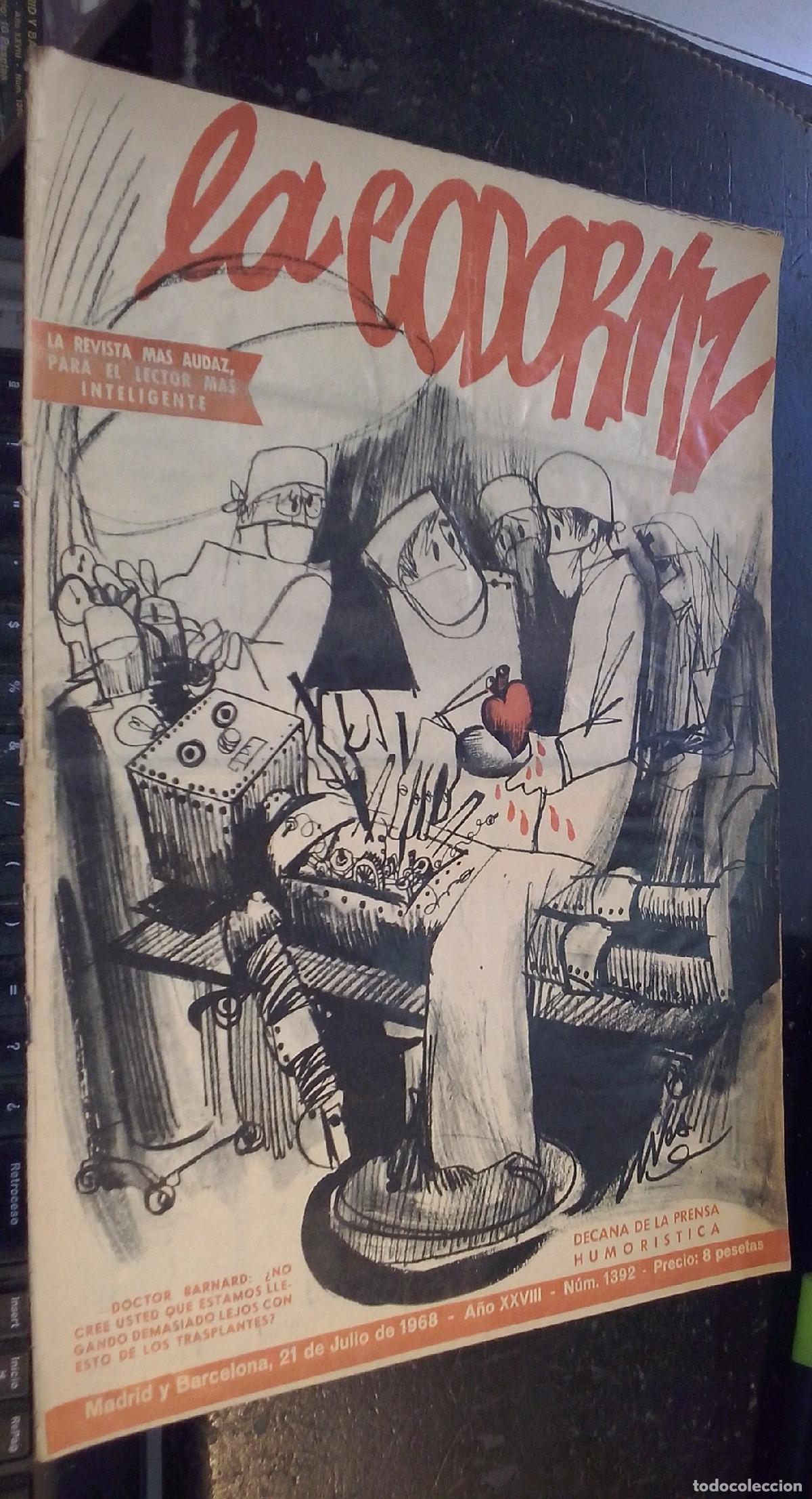 B&uuml;cher: La codorniz. A&ntilde;o XXVIII. N&ordm; 1392. 21 de julio de 1968 - REVISTA: