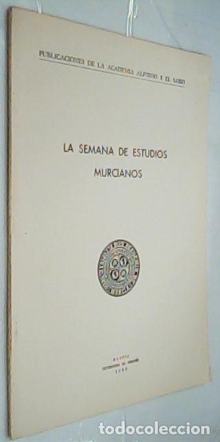 Libros: La semana de estudios murcianos - AN&Oacute;NIMO: - Foto 1
