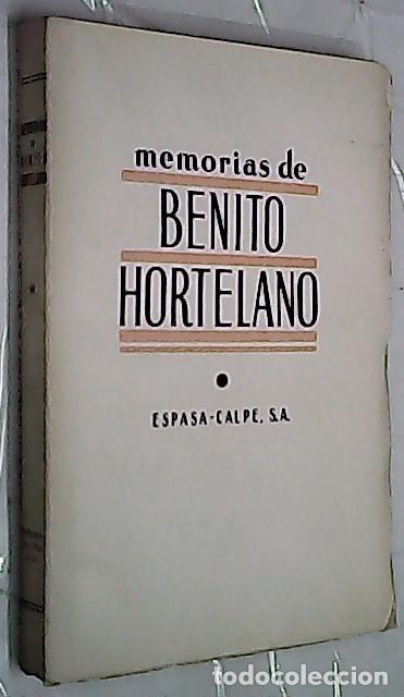 B&uuml;cher: Memorias de .... - HORTELANO, Benito: