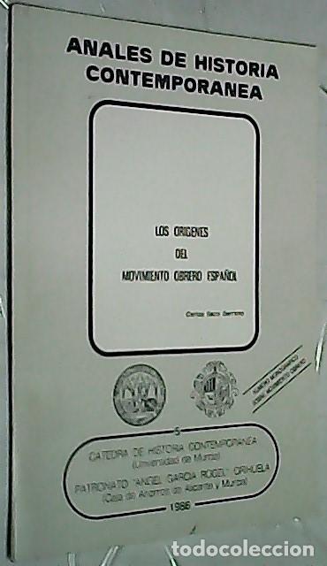 B&uuml;cher: Los or&iacute;genes del movimiento obrero espa&ntilde;ol. Separata - SECO SERRANO, Carlos: