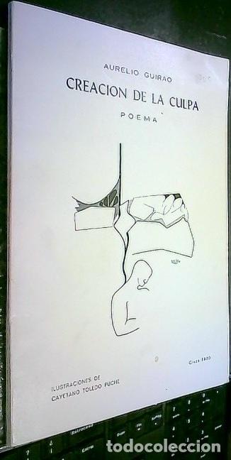 books: Creaci&oacute;n de la culpa. Poema para un Dios necesitado - Guirao, Aurelio: