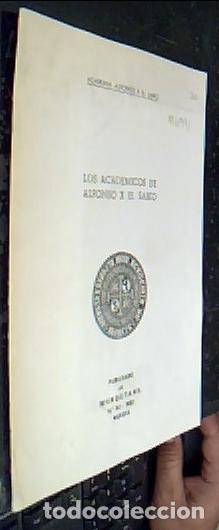 B&uuml;cher: Los Acad&eacute;micos de Alfonso X El Sabio - LISTA DE SOCIOS: