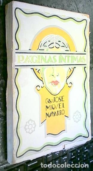 Libros: P&aacute;ginas &iacute;ntimas - NAVARRO, Jos&eacute; Miguel: - Foto 1