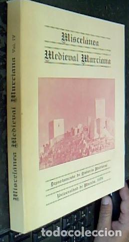 Libri di seconda mano: Miscel&aacute;nea medieval murciana vol. IV - Molina Molina, &Aacute;ngel Luis: