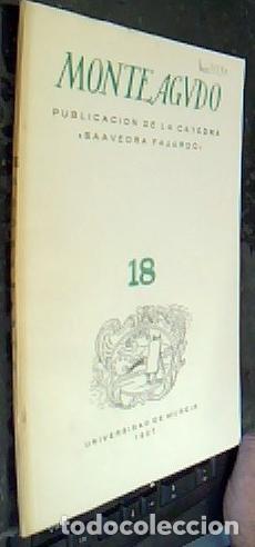 Libros: Monteagudo. Publicaci&oacute;n de la C&aacute;tedra Saavedra Fajardo n&ordm; 18 - REVISTA: