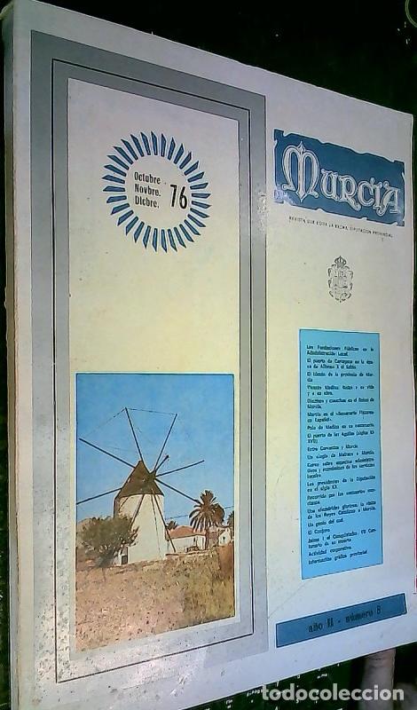 Libri di seconda mano: Murcia. Revista que edita la Excma. Diputaci&oacute;n Provincial. A&ntilde;o II, n&ordm; 8 Octubre Noviembre Diciembre