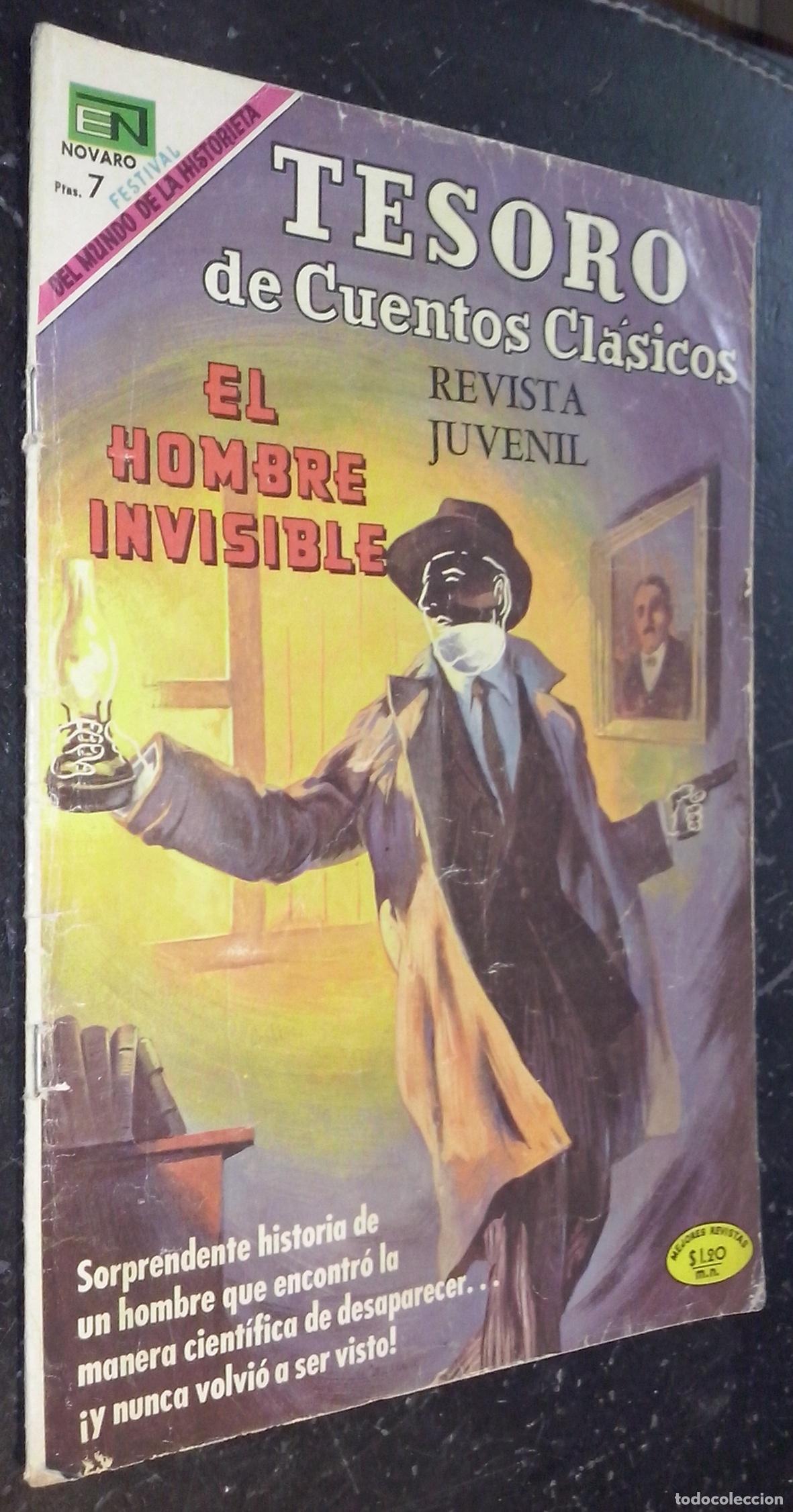 Libri di seconda mano: Tesoro de cuentos cl&aacute;sicos. A&ntilde;o XIII. N&ordm; 146: El hombre invisible - C&Oacute;MICS: