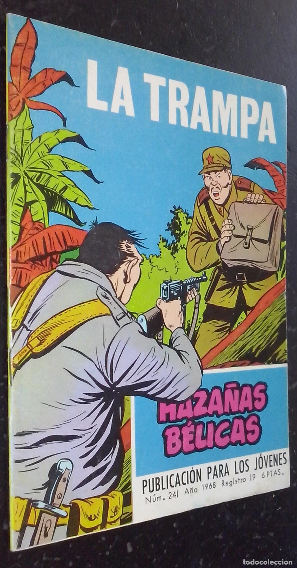 Libros: La trampa. Haza&ntilde;as B&eacute;licas. N&ordm; 241. A&ntilde;o 1968 - SOTILLOS, Eugenio y DOYER, Alan: