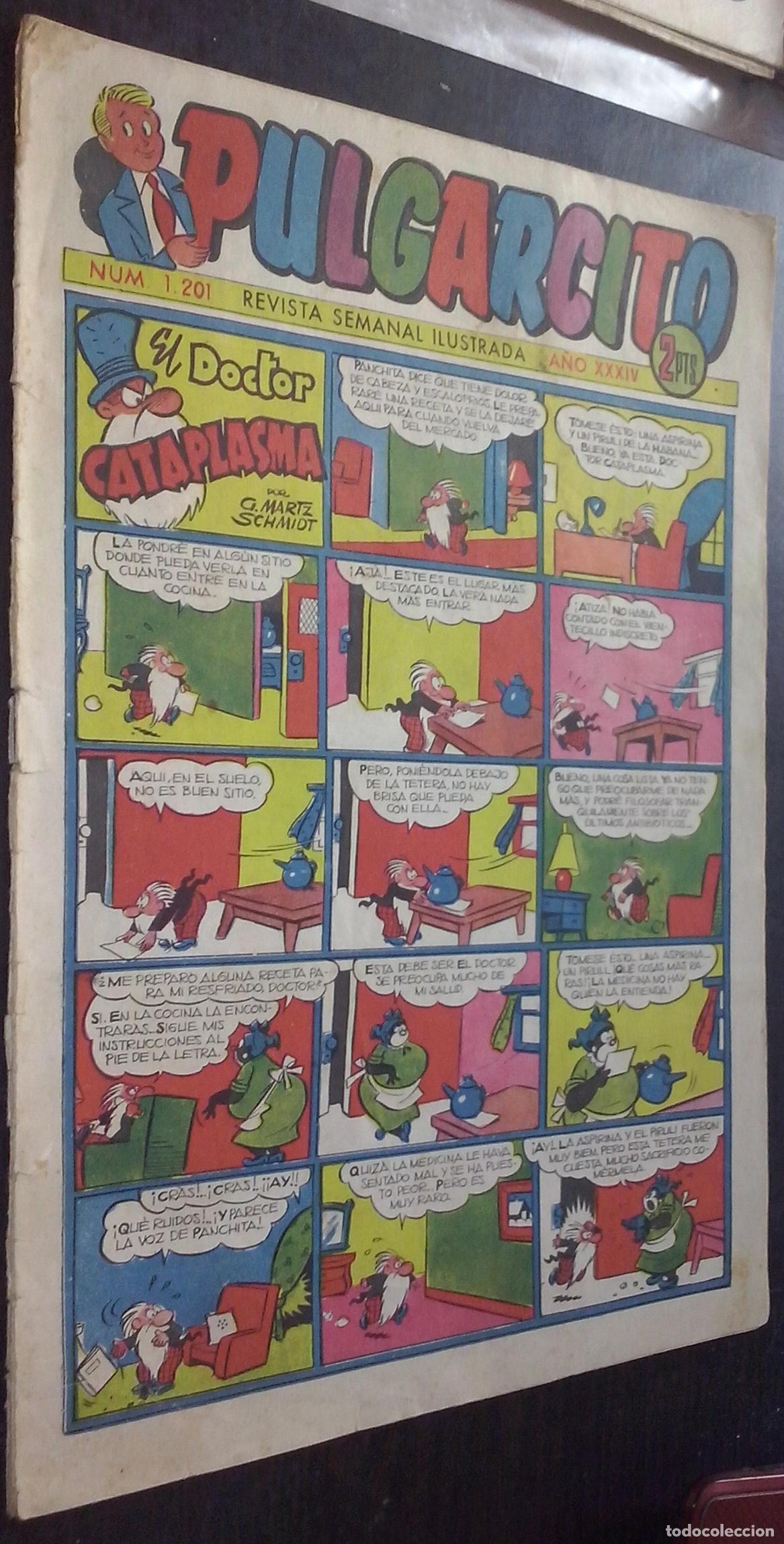 B&uuml;cher: Pulgarcito. Revista semanal ilustrada. A&ntilde;o XXXIV. N&ordm; 1201 - C&Oacute;MICS: