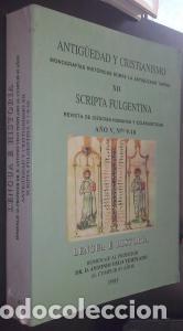 B&uuml;cher: Scripta Fulgentina. Revista de Ciencias Humanas y Eclesi&aacute;sticas. A&ntilde;o V, N&ordm;s 9 - 10. Homenaje al prof