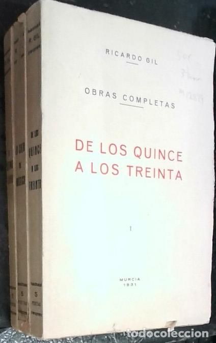 Livros em segunda m&atilde;o: Obras completas. 3 tomos. I: De los quince a los treinta. II: La caja de m&uacute;sica. III: El &uacute;ltimo libr