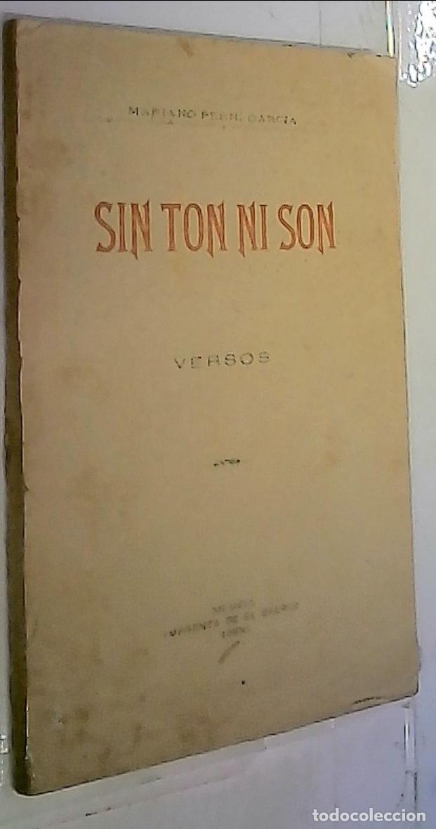 Libros: Sin ton ni son. Versos - Pern&iacute; Garc&iacute;a, Mariano: