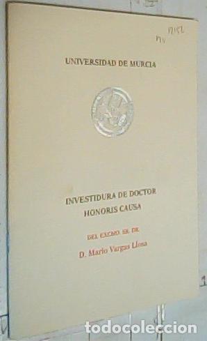 Libros: Investidura de Doctor Honoris Causa del Excmo. Sr. Dr. D. Mario Vargas Llosa - PROGRAMA: