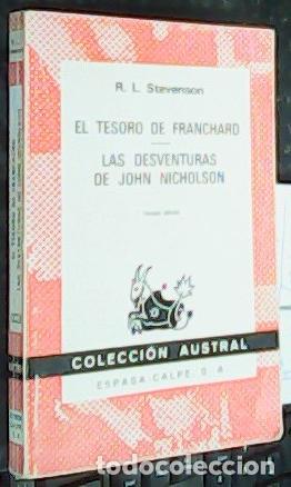 Libros: El tesoro de Franchard. Las desventuras de John Nicholson - STEVENSON, R. L.: