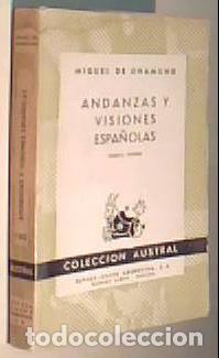 Libri di seconda mano: Andanzas y visiones espa&ntilde;olas. Colecci&oacute;n Austral N&ordm; 160 - UNAMUNO, Miguel de: