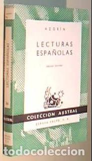Livros em segunda m&atilde;o: Lecturas espa&ntilde;olas. Colecci&oacute;n Austral N&ordm; 36 - AZORIN: