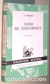 Libri di seconda mano: Teor&iacute;a del conocimiento. . Colecci&oacute;n Austral N&ordm; 107 - HESSEN, J.: