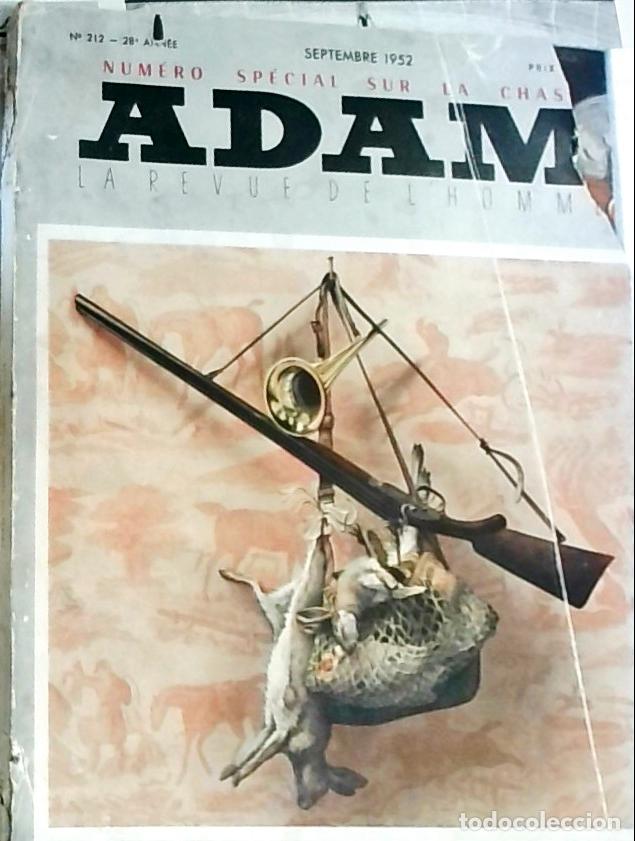 B&uuml;cher: Adam. Num&eacute;ro sp&eacute;cial sur la chasse. N&ordm; 212. Septembre 1952. La Revue de l Homme - Autores varios: