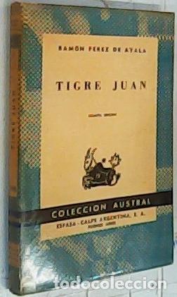 books: Tigre Juan - P&eacute;rez de Ayala, Ram&oacute;n: