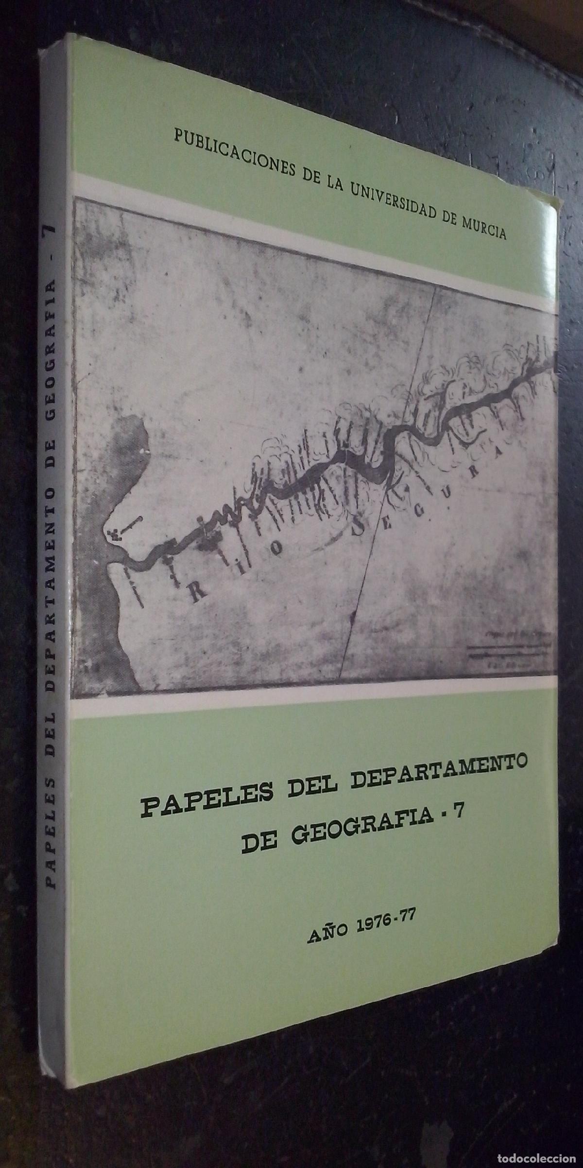 Libri di seconda mano: Papeles del departamento de geograf&iacute;a. N&ordm; 7. A&ntilde;o 1976-77 - AA. VV.: