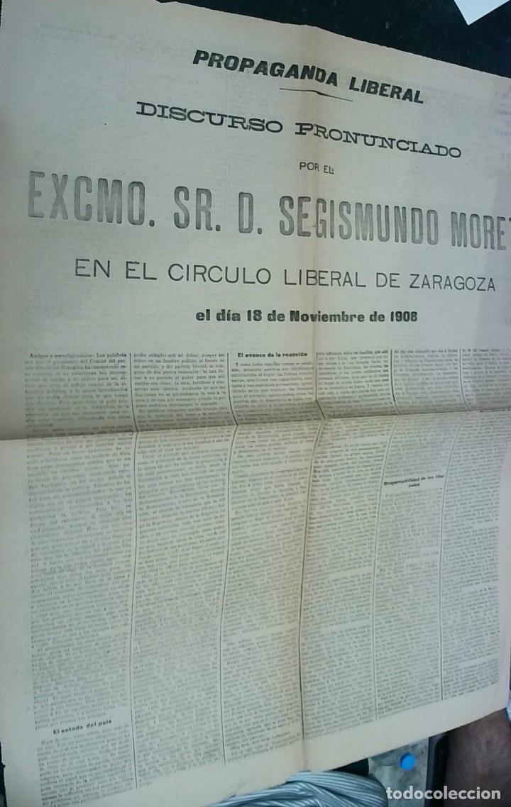 B&uuml;cher: Propaganda liberal. Discurso pronunciado por el Excmo. Sr. D. Segismundo Moret en el C&iacute;rculo Liberal