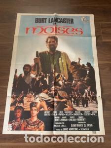 books: CARTEL DE CINE MOISES. BURT LANCASTER. 70X100 CM APROX. - :