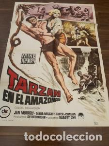 B&uuml;cher: CARTEL CINE TARZAN EN EL AMAZONAS. MIKE HENRY. JAN MURRAY. DIANA MILLAY.ROBERT DAY. 70X100 CM. - ESE